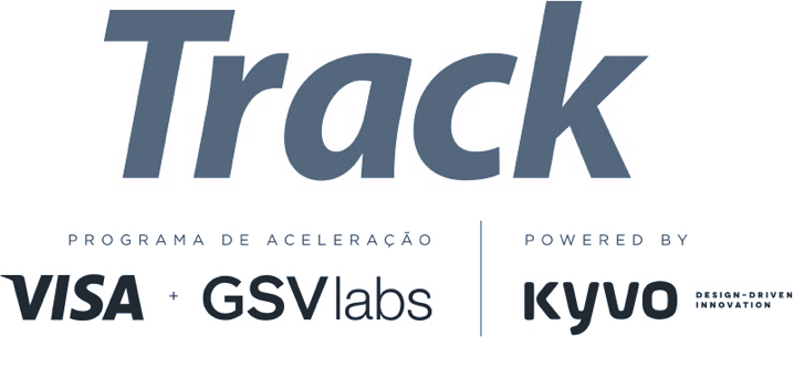 Logo Visa Track - Programa de aceleração da visa